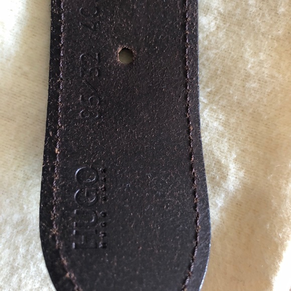 HUGO by Hugo Boss suede and cotton braided belt (S) made in Italy. - Picture 6 of 8